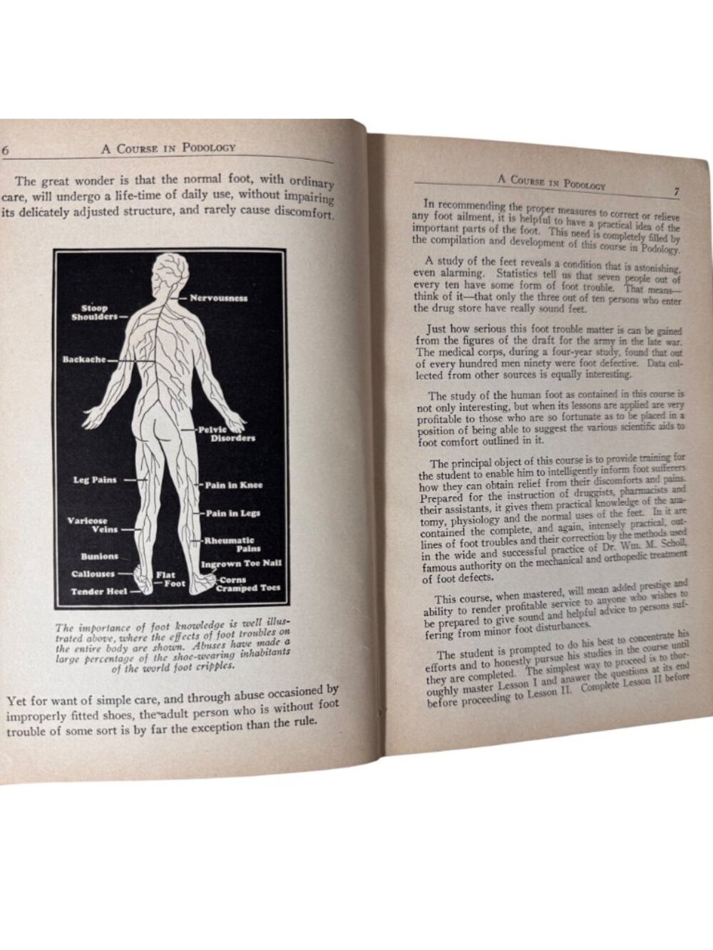 A Course in Podology National School of Podology Illust 1st Edition 1932 HC Book - Picture 4 of 16